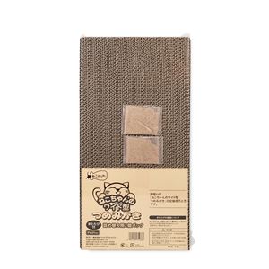 （まとめ） ねこがくれ ねこちゃんのつめみがき ワイド 詰め替え 2P 【×2セット】 （猫用玩具／爪磨き）(卸商品)