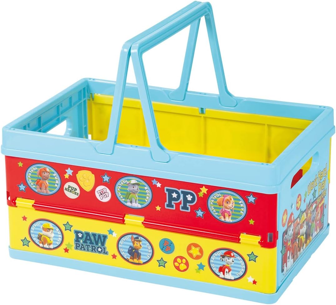 スケーター(Skater) 収納ボックス 折りたたみ おもちゃ箱 積み重ね 収納ケース バスケット ハンドル付き パウ・パトロールBWOT13-A