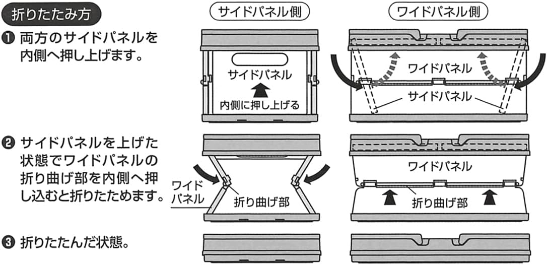 スケーター(Skater) 収納ボックス 折りたたみ おもちゃ箱 積み重ねOK 収納ケース バスケット ハンドル付き プラレール 男の子 BWOT13-A