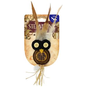 (まとめ)スチームパンク サウンドフクロウ (猫用玩具) 【×5セット】(卸商品)