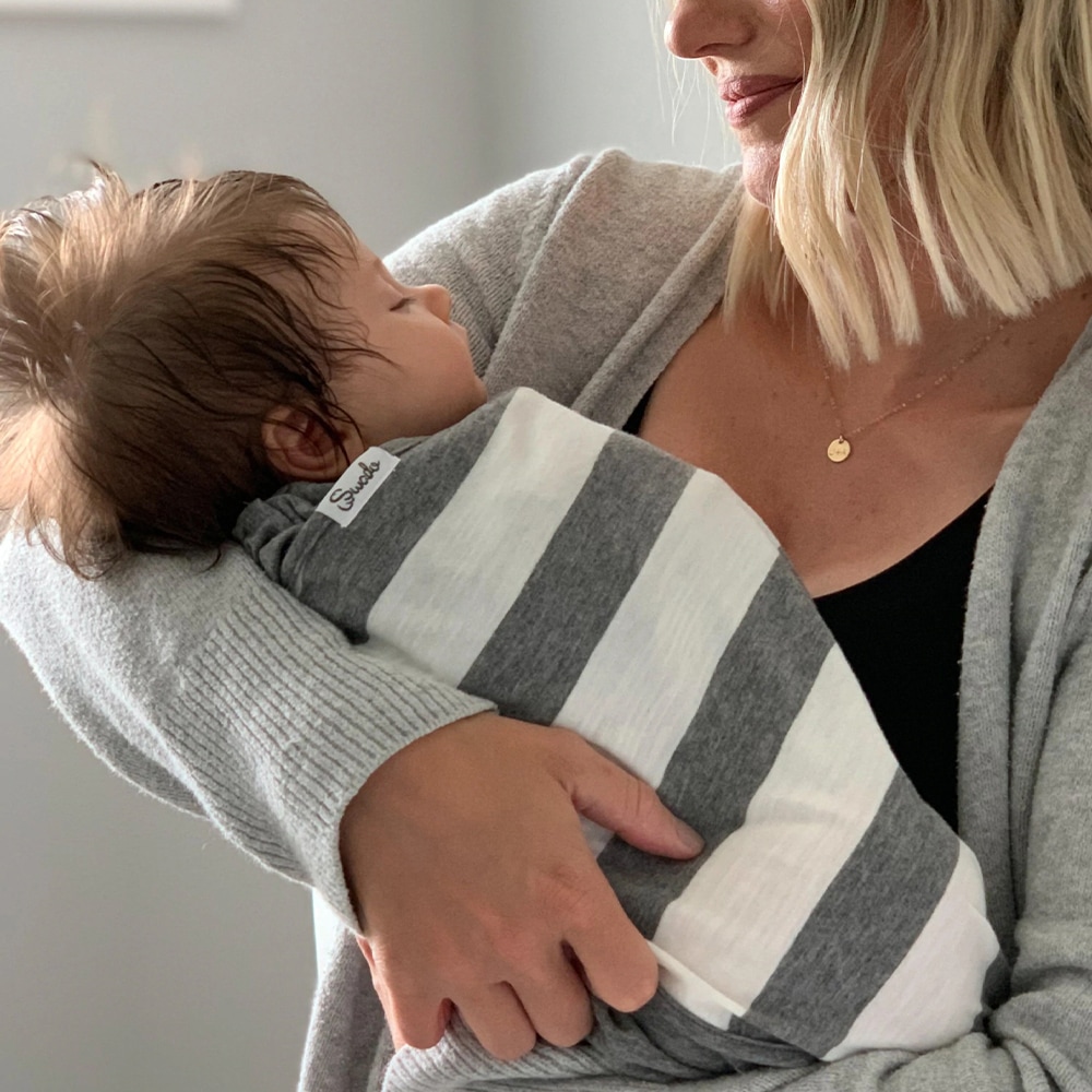 Swado オーガニックコットン100％ おくるみ 音のしないサイレントファスナー