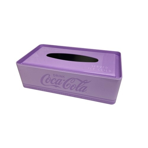 コカ･コーラ Coca-Cola ティッシュケース PJ-TC05 / SERVED (PU) パープル