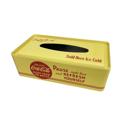 コカ･コーラ Coca-Cola ティッシュケース PJ-TC04 / Enjoy (YE) イエロー