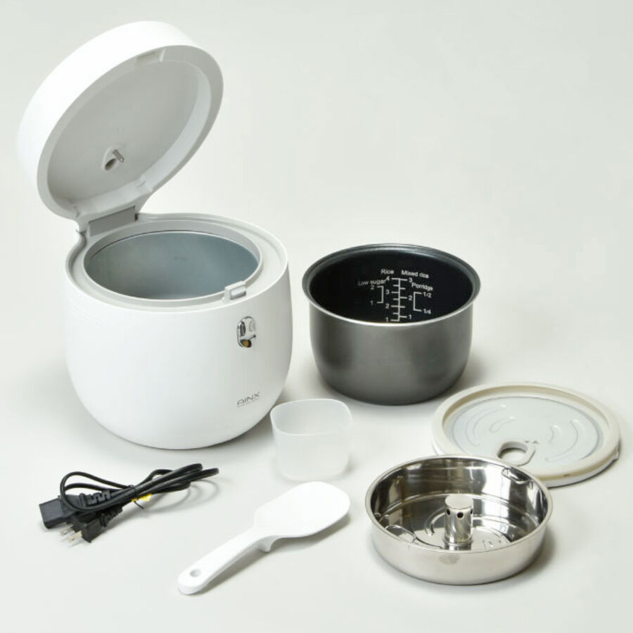 AINX Smart Rice Cooker スマートライスクッカー 糖質カット炊飯器4合 低糖質炊飯時2合 ホワイトAX-RC3W 糖質カット低糖質 健康維持 【送料無料】 残1個