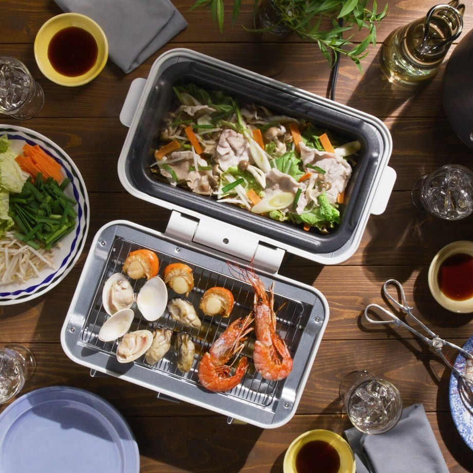 ＡＩＮＸ アイネクス  トースターグリル AX-TG1 Smart toaster grill ホットプレート １台５役 180度 変形 二刀流家電 クリスマス パーティーにも 【送料無料】