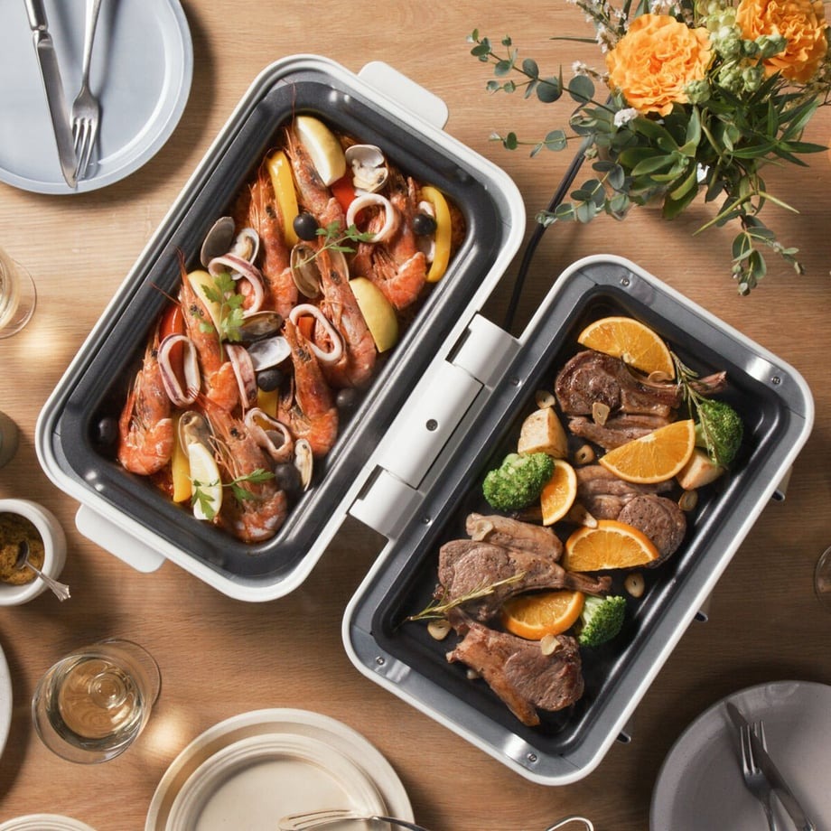 ＡＩＮＸ アイネクス  トースターグリル AX-TG1 Smart toaster grill ホットプレート １台５役 180度 変形 二刀流家電 クリスマス パーティーにも 【送料無料】