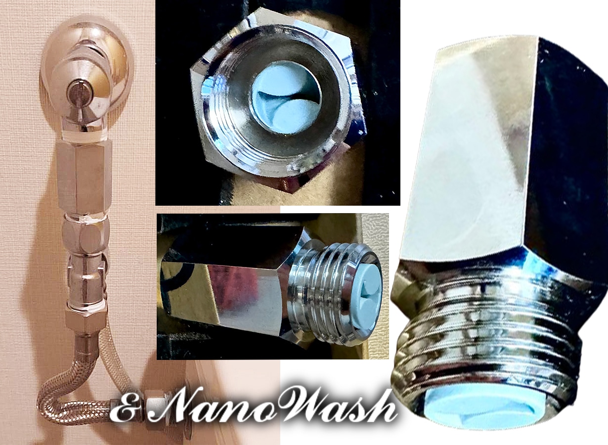 おうちの温水洗浄便座がナノバブル洗浄に!ウォシュレット用ナノバブル発生装置 日本製 トイレの嫌な黒ずみ・ニオイ対策に!