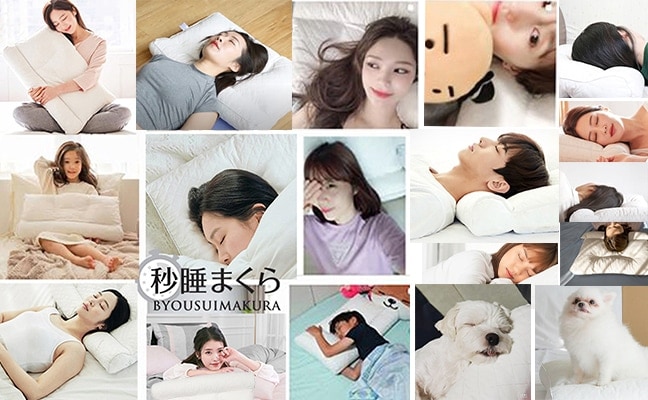 秒睡まくら天然ラテックス フレークチップ50万個 高反発 高弾力 通気性枕 100万個ヒット evezary Latex pillow 日本限定 【専用枕付き販売】