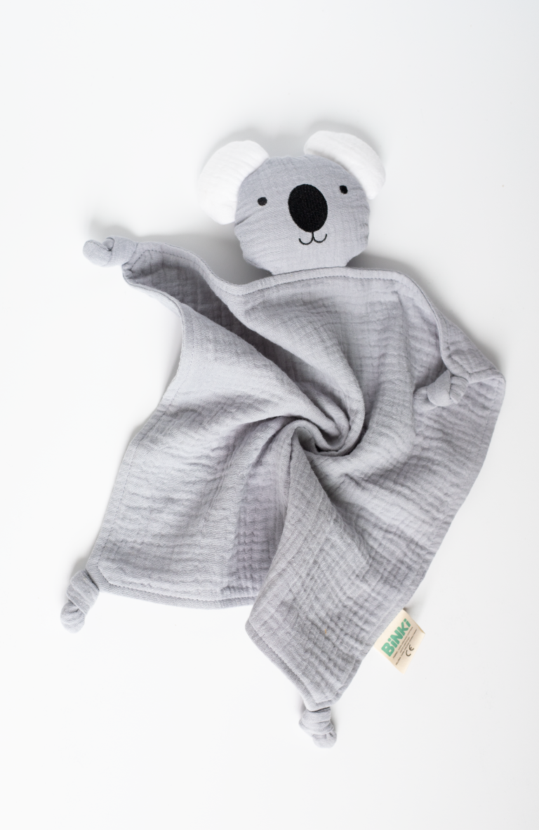 Cuddle Toy ブランケット コアラ グレー ベビーブランケット 安心毛布 安心 GOTS認定オーガニックコットン…