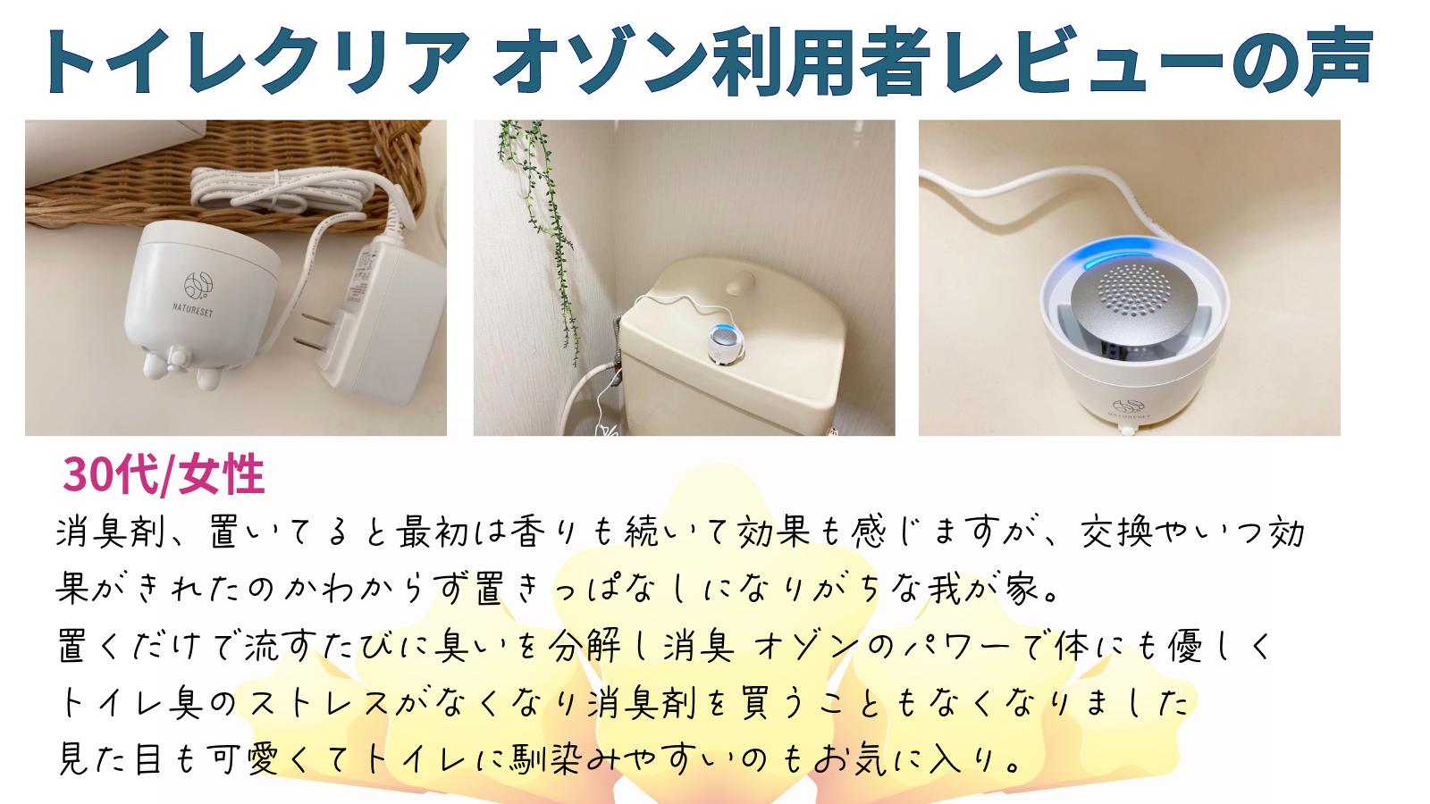 TOILET CLEAR OZONE &NanoWash｢ナノバブル×オゾン｣の特許技術コラボ DaikiオリジナルPB SS-30P