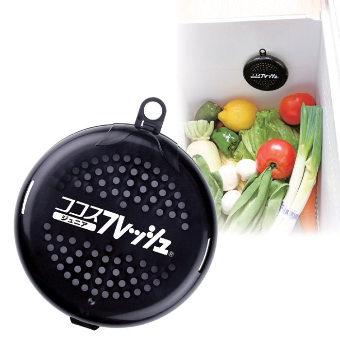 ココスフレッシュ ジュニア ポンと入れておくだけで鮮度長持ち♪ 野菜 果物 新鮮に保つ 活性炭 冷蔵庫 野菜室 りんご箱 みかん箱 実用新案登録品