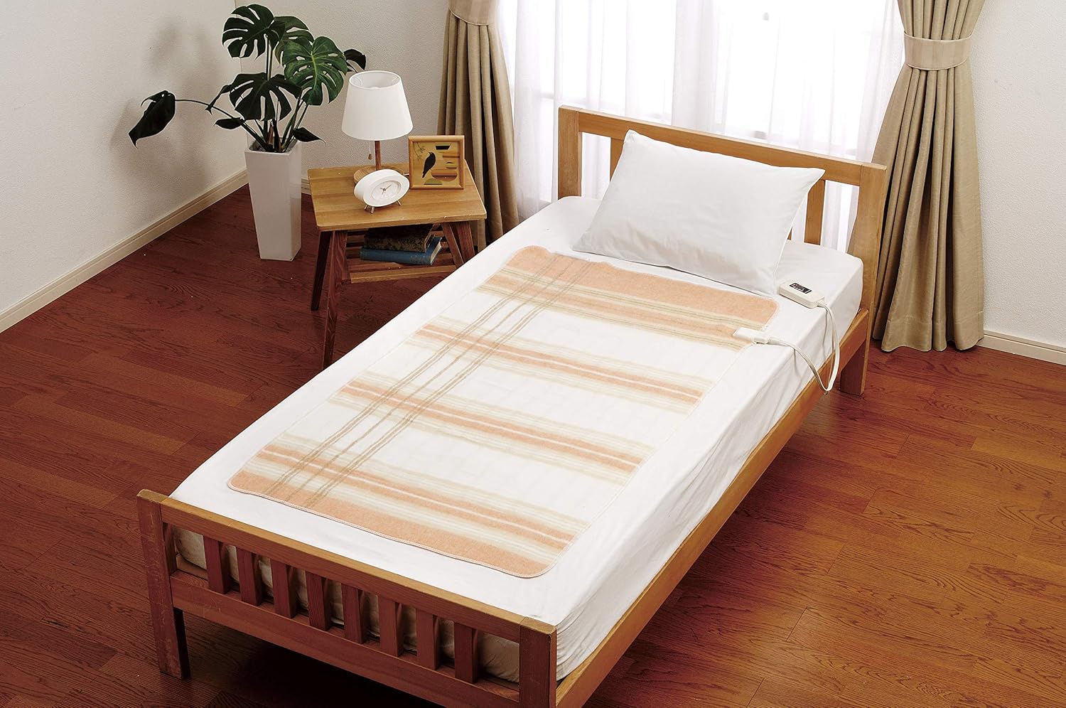 【送料込み】椙山紡織 Sugiyama  SB-S103 切り忘れ防止タイマー付き 電気敷き毛布 140×80cm 日本製 洗える 頭寒足熱 ダニ退治 室温センサー