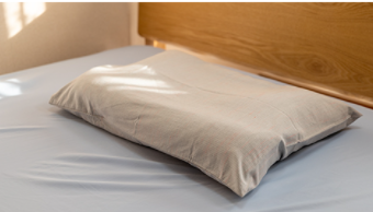 秒睡まくら専用 高級枕カバー シルクチタングレー レーヨン リップストップ生地 暗所イオン触媒 抗菌検査 アレルギーテスト合格品 【送料無料】