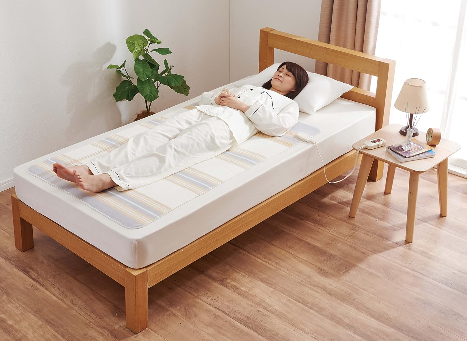 【送料込み】椙山紡織 Sugiyama  SB22S24 電気敷き毛布 140×80cm 日本製 洗える 頭寒足熱 ダニ退治 室温センサー