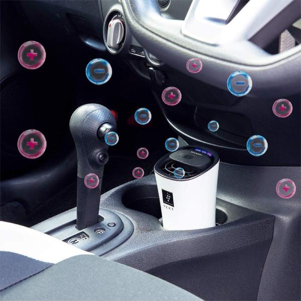 シャープ(SHARP) プラズマクラスターNEXT イオン発生機 ブラック/ホワイト IG-NX15 車載用イオン発生機 USB電源対応 除菌・消臭・浄化・美肌効果