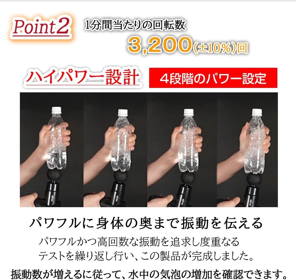 AINX スマートボディケアガン AX-BG1 ボディケア 理想のボディづくり 筋膜トレーニング