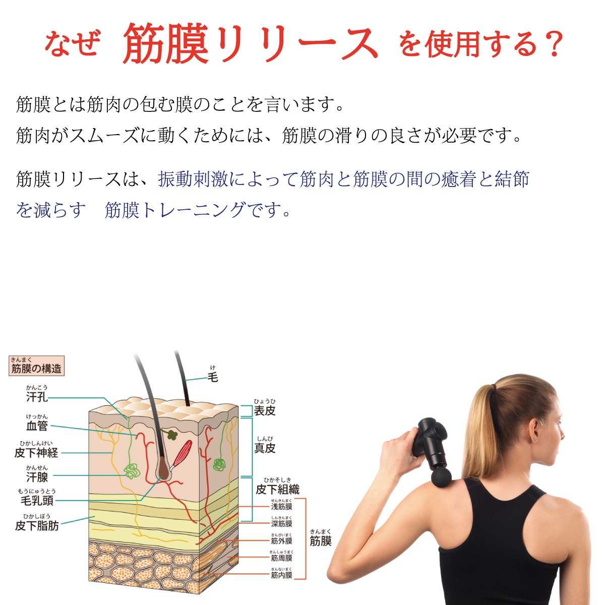 AINX スマートボディケアガン AX-BG1 ボディケア 理想のボディづくり 筋膜トレーニング