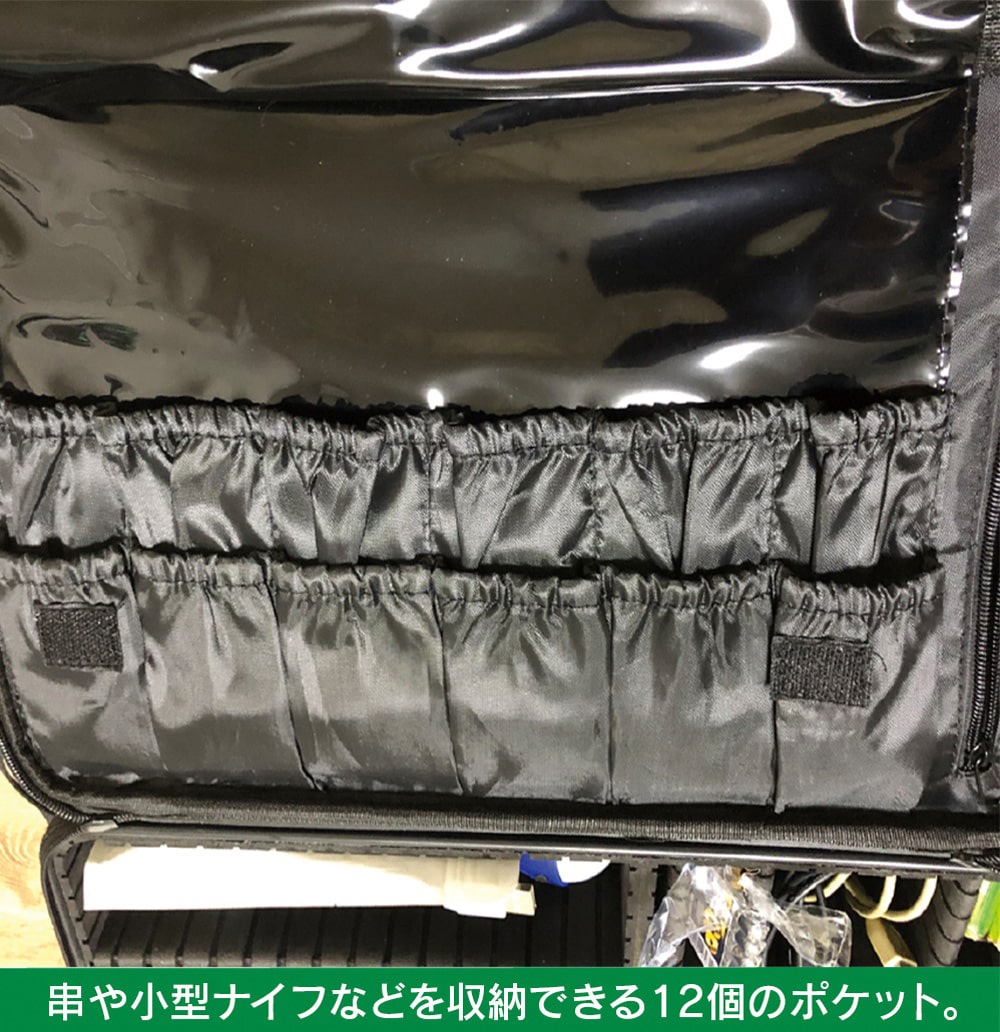 LandField キャンピング収納ケースバッグ 迷彩柄 LF-SB010L-CM 収納力抜群！