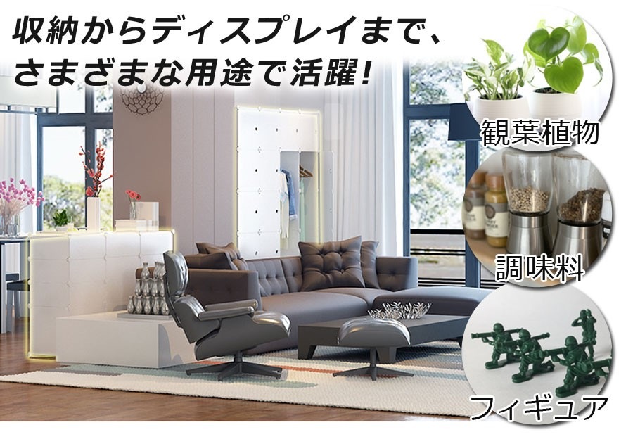 Sunruck 組み立て式クローゼット SR-STW034-WH