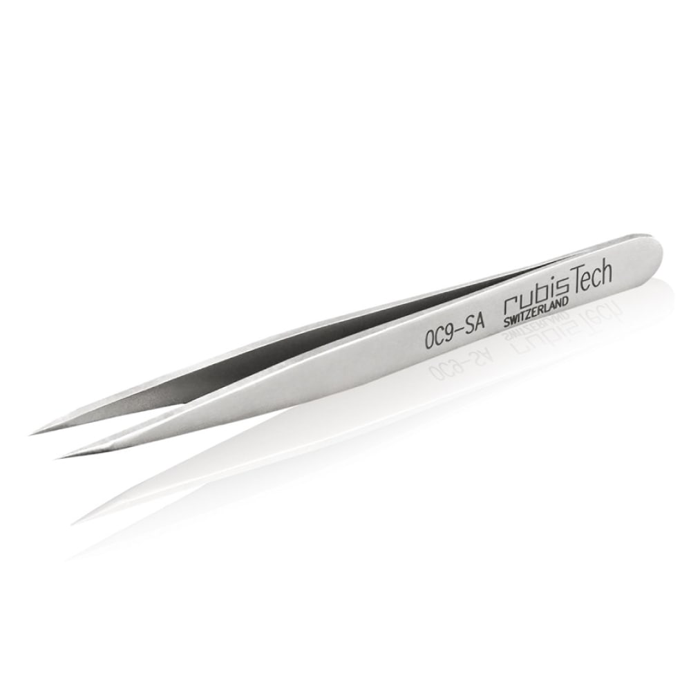 非磁性ステンレス製ピンセット RUBIS 0C9-SA