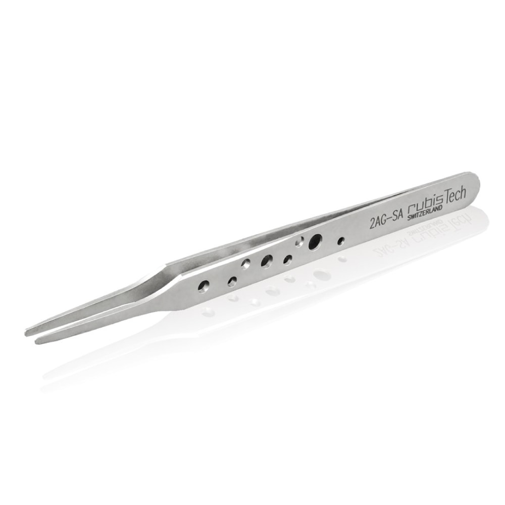 軽量非磁性ステンレス製ピンセット RUBIS 2AG-SA