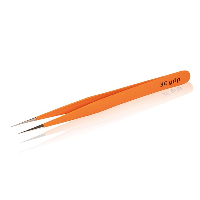 RUBIS オレンジグリップピンセット 3C-GRIP
