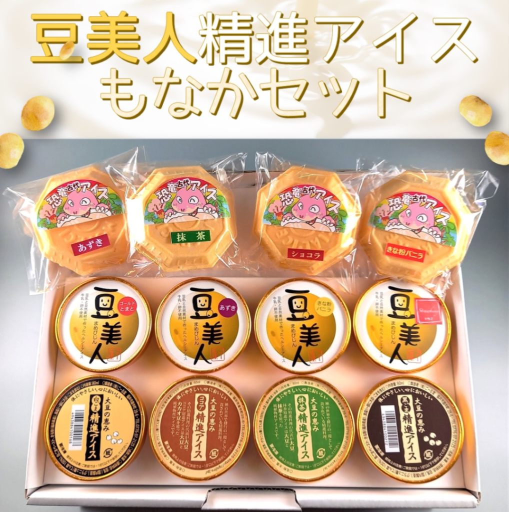 【福井 ごーる堂】 アイスもなか入り ごーる堂の豆乳アイス 12種セット 植物性アイス 豆美人 精進アイス