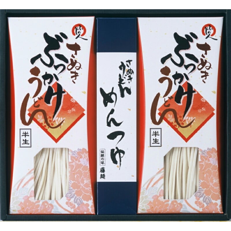 【香川 藤井製麺】  藤麺 さぬきぶっかけうどん 300g×4袋 ぶっかけ用めんつゆ付き  約8～12人前