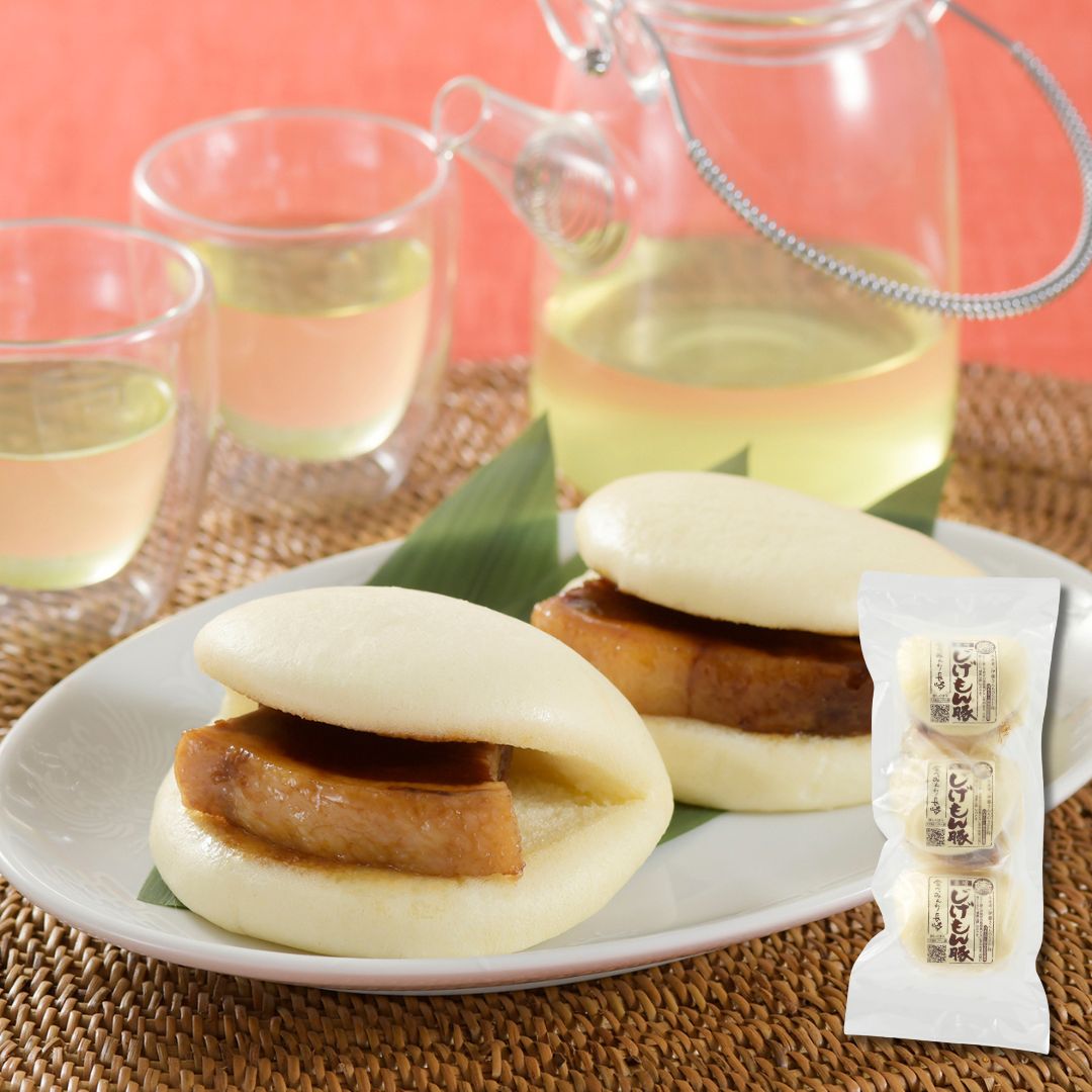 【冷凍】長崎じげもん豚 角煮まんじゅう 3個