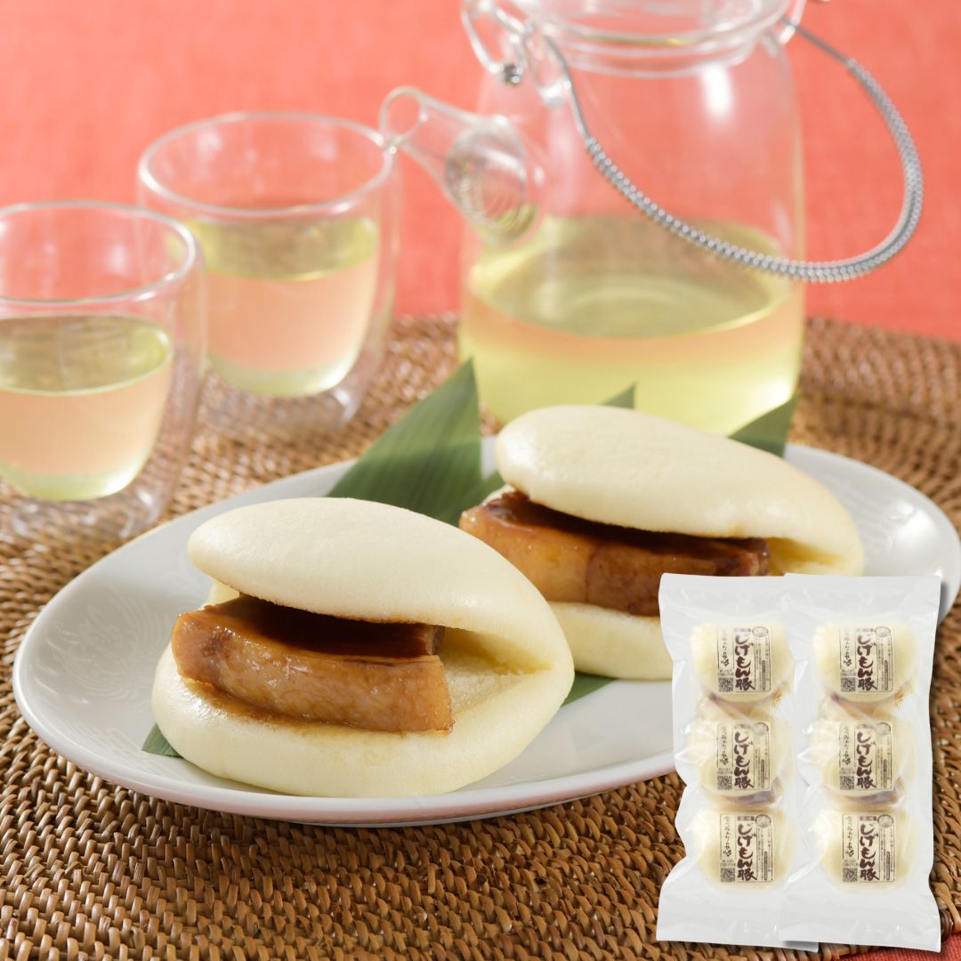 【冷凍】長崎じげもん豚 角煮まんじゅう 6個セット