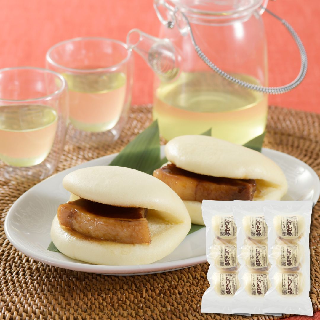 【冷凍】長崎じげもん豚 角煮まんじゅう 9個セット