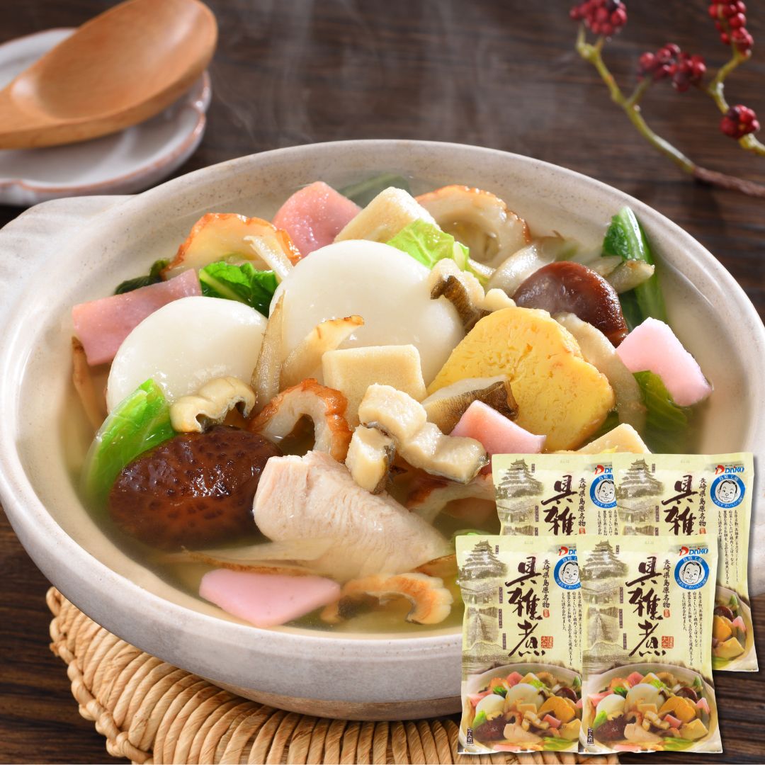 【冷凍】長崎県島原名物具雑煮4袋セット