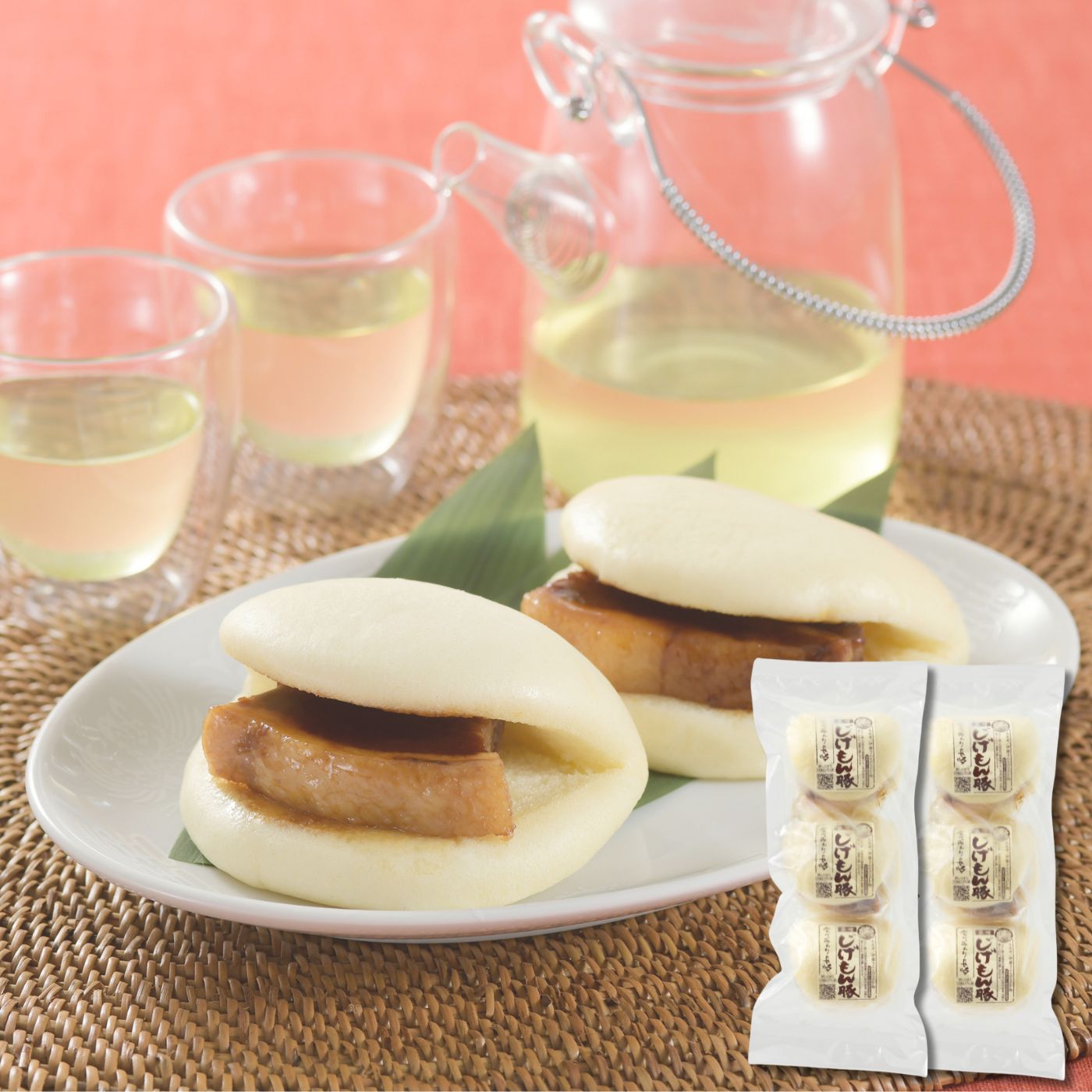 【冷凍】長崎じげもん豚角煮まんじゅう6個セット