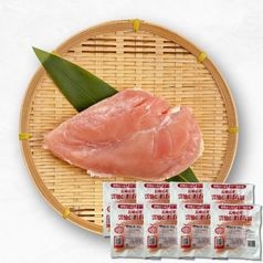 【冷凍】雲仙しまばら鶏 むね肉 8枚セット