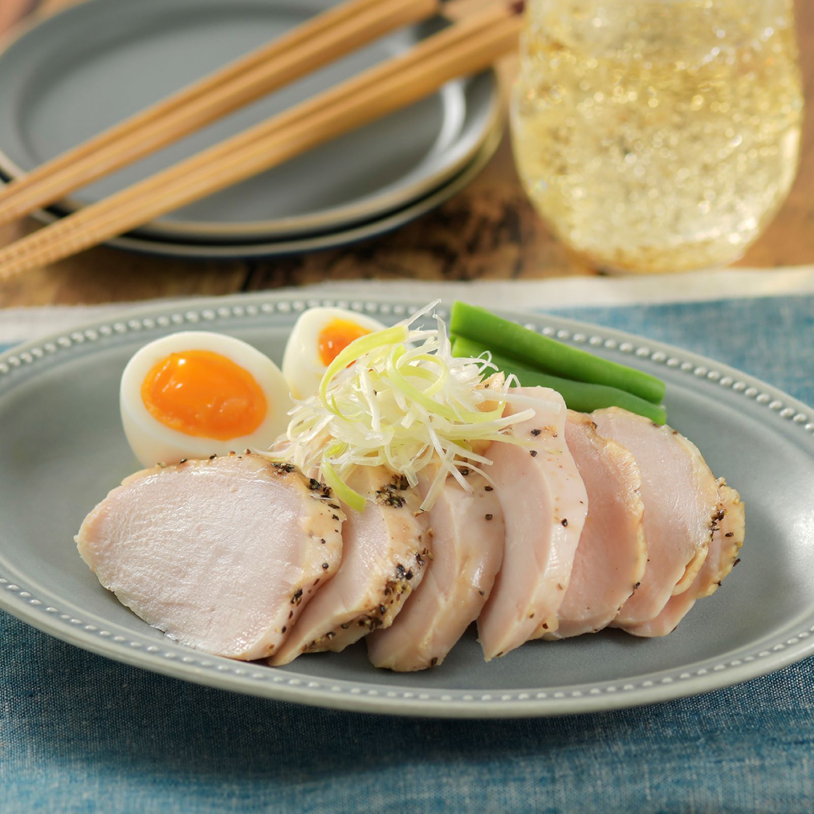 〔お中元〕【冷蔵】雲仙しまばら鶏長崎四季畑認証セット