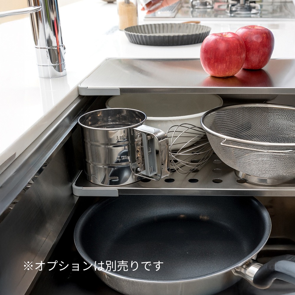 シゲル工業　DID JSM-K 3F FS ※専用排水セット付　制振仕様　オーバーシンク　ステンレスシンク shigeru