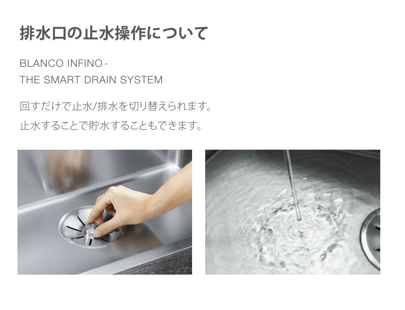 BLANCO　SUBLINE500-Uアンダーシンク　専用排水セット込