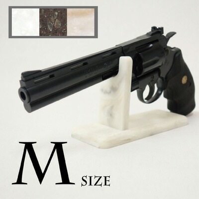 人工大理石製　モデルガンスタンド　3色　Mサイズ