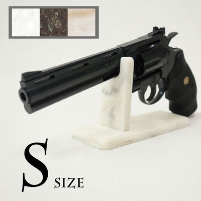 人工大理石製　モデルガンスタンド　3色　Sサイズ