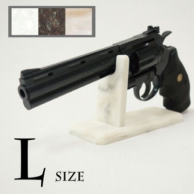 人工大理石製　モデルガンスタンド　3色　Lサイズ