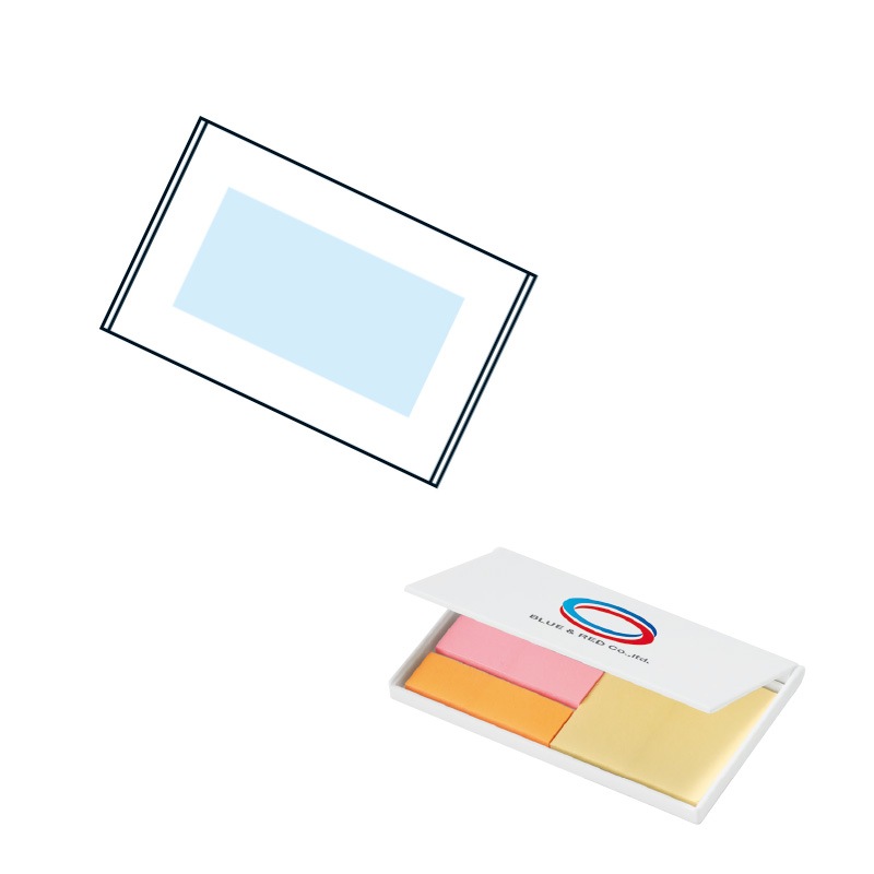 ペン付 ポケットふせん 600個～【名入れ商品】