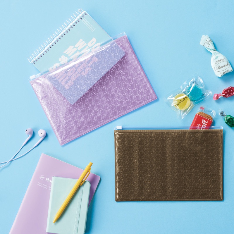 エアリーハートマルチポーチ 300個～【名入れ商品】