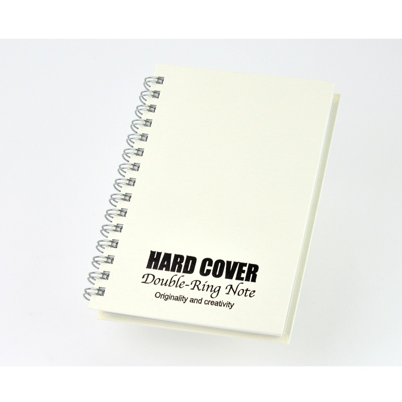 ハードカバーダブルリングノート　100冊～【名入れ商品】