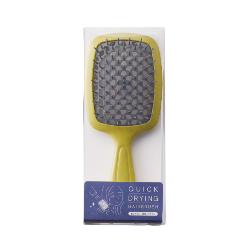 髪にやさしい 速乾ヘアブラシ 200個~【名入れ商品】