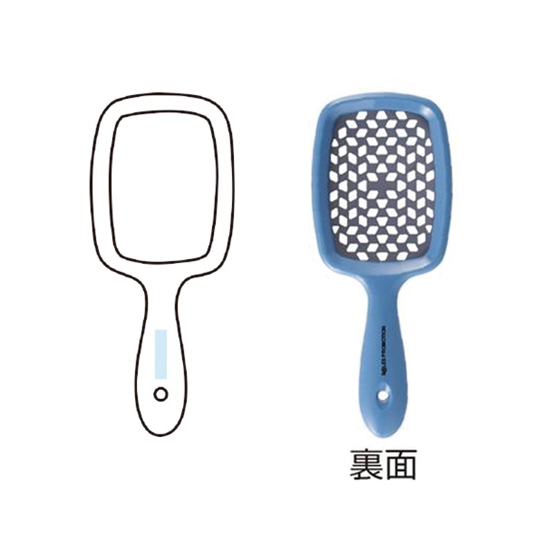 髪にやさしい 速乾ヘアブラシ 200個~【名入れ商品】