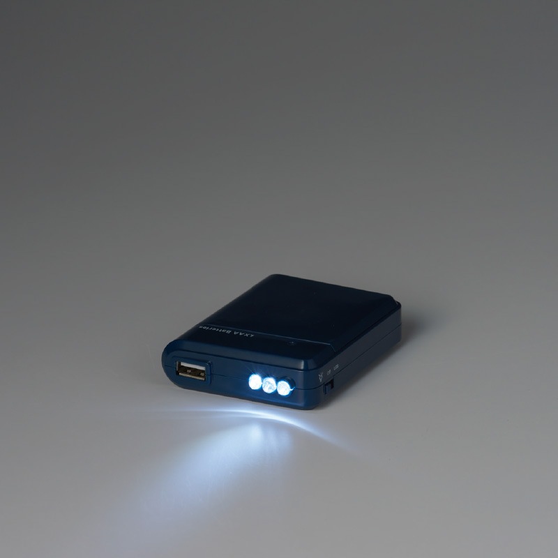 モシモニソナエル 乾電池式モバイルバッテリー 280個～【名入れ商品】