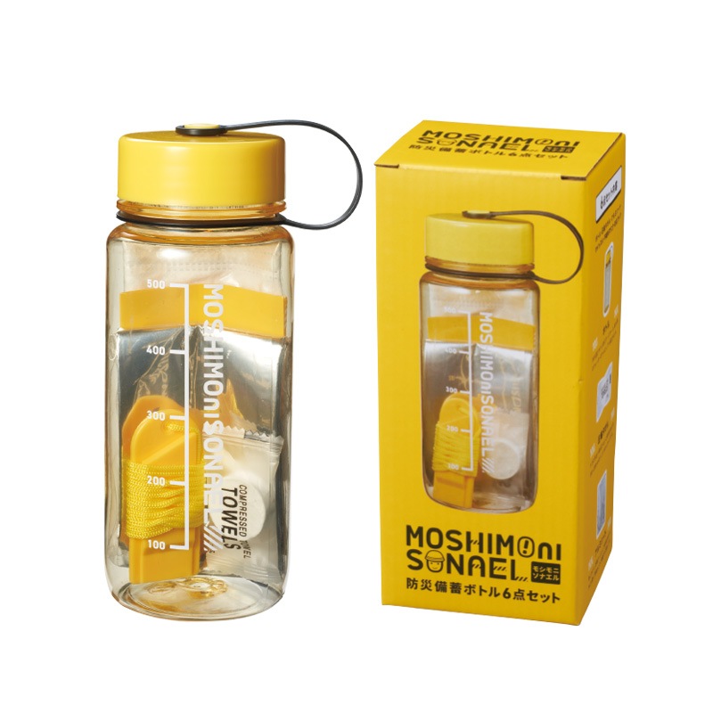 モシモニソナエル 防災備蓄ボトル6点セット 240個～【名入れ商品】