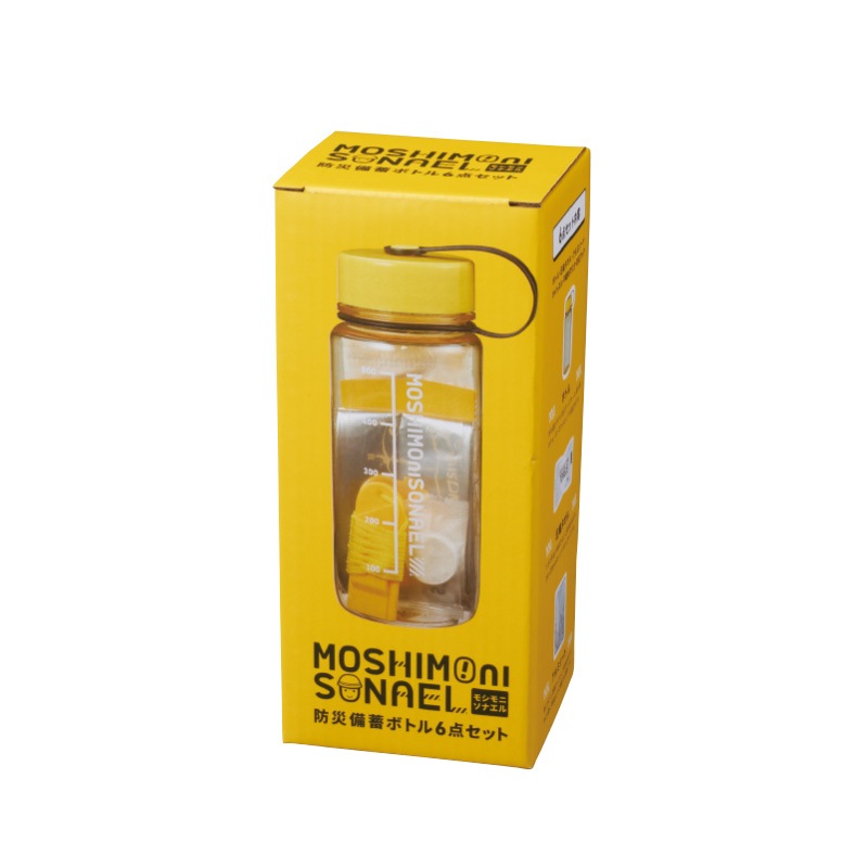 モシモニソナエル 防災備蓄ボトル6点セット 240個～【名入れ商品】