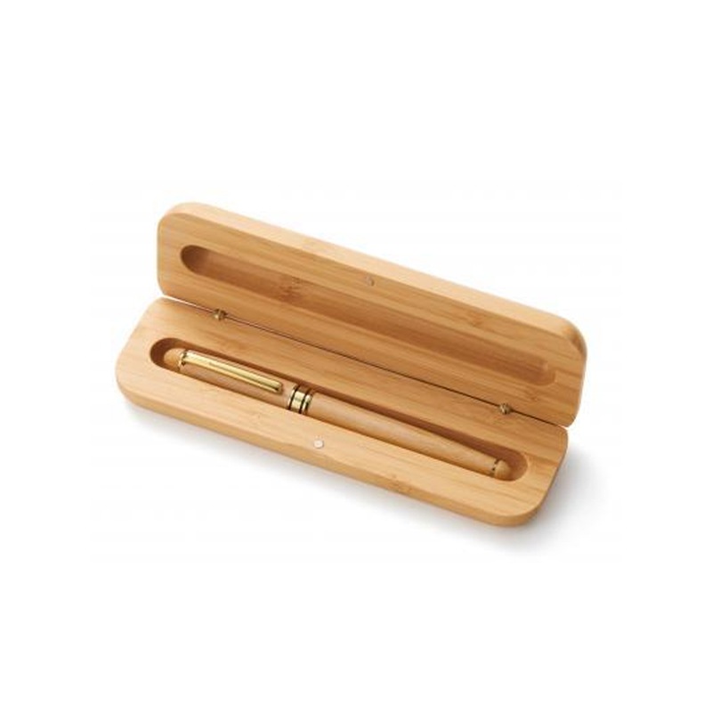 竹製ボールペン CO2排出権付 200個～【名入れ商品】