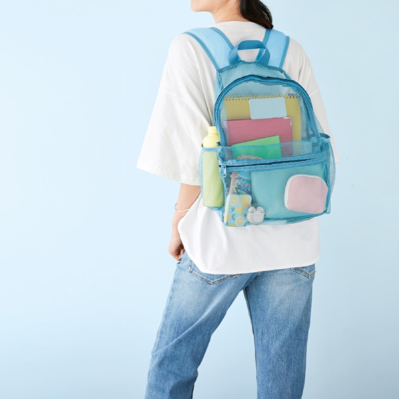 通気性抜群!メッシュリュックサック 240個~【名入れ商品】